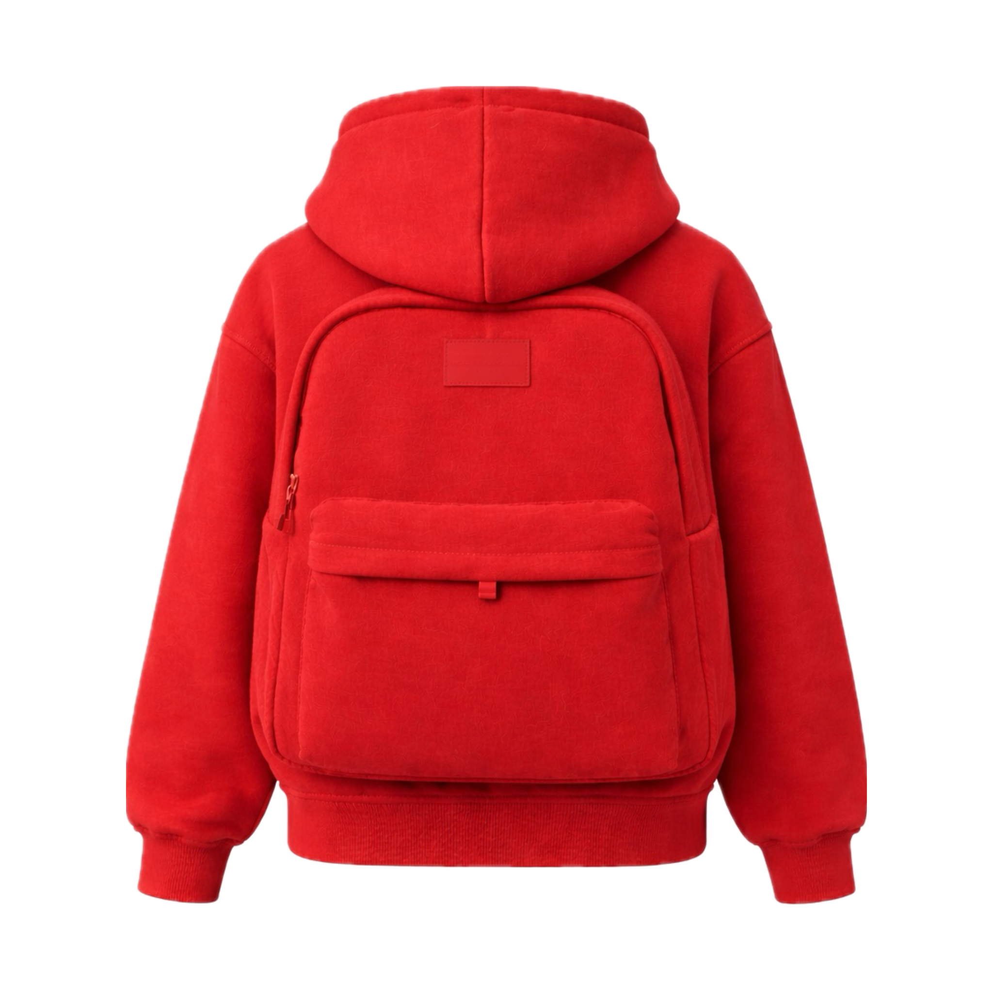 HOODPACK | Red Backpack Hoodie